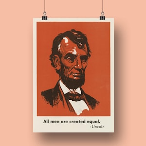 Abraham Lincoln Poster | Abraham Lincoln Quote | Abraham Lincoln Print | Abe Lincoln | Patriotic Poster | American History Poster