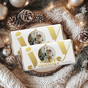 Christmas chocolate bar wrapper Template Editable Candy Bar Wrapper Christmas Chocolate Gift Printable Christmas Chocolate Label CH38