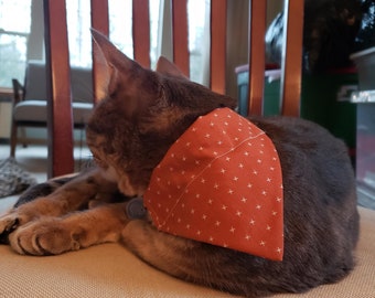 Cat Bandana / Slide-on / Over-the-Collar Bandana - for Cat + Small Dog