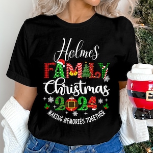 Benutzerdefinierte Familie Weihnachten 2024 png, Weihnachtscrew png, Familie Weihnachten png, Weihnachten Passende Familienhemden