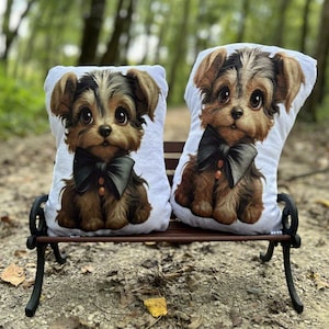 Yorkie Plush Toy – Handmade Stuffed Yorkie, Custom Puppy Plushie, Personalized Dog Gift | Afita Plush Collection