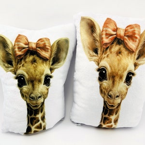 Giraffe Plush Toy – Handmade Stuffed Giraffe, Custom Safari Animal Plushie, Personalized Giraffe Gift | Afita Plush Collection