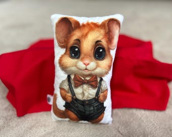Handmade Hamster Plush Toy – Customizable Minky Stuffed Animal