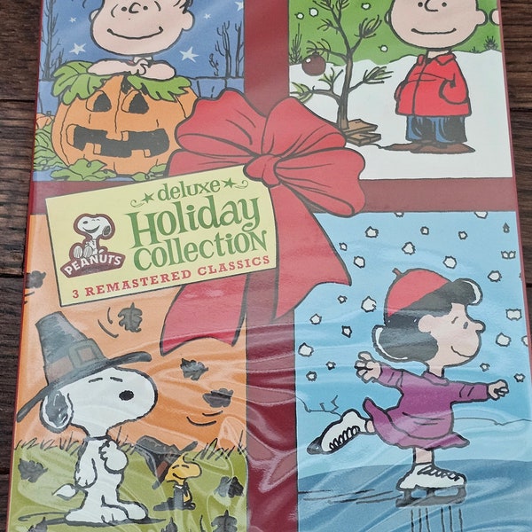 Peanuts - Deluxe Holiday Collection:  3 Remastered Classics (DVD) NEW