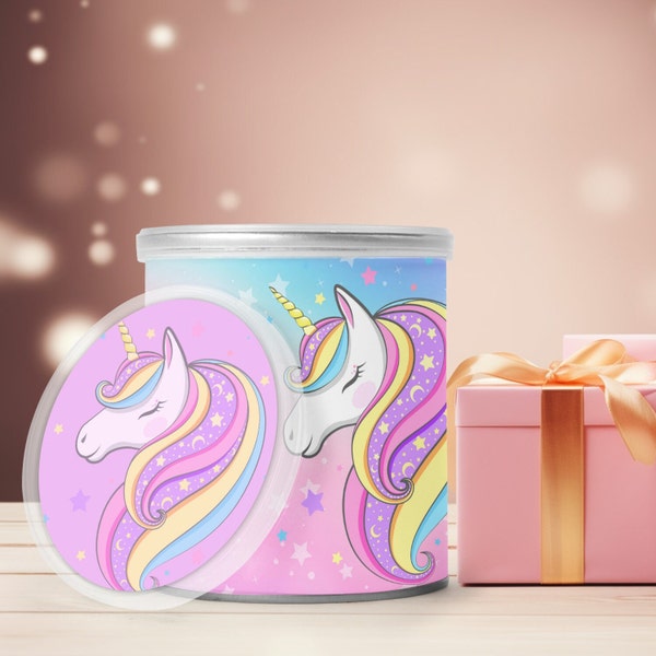 Pringle can, Pringles Template, Pringles Birthday, Unicorn theme party, pringle can template, Birthday favour, Unicorn birthday favour,