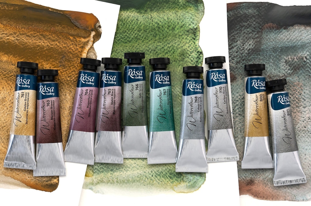 ROSA Gallery Watercolor Paint TUBES 10 Ml, High Lightfastess Paints