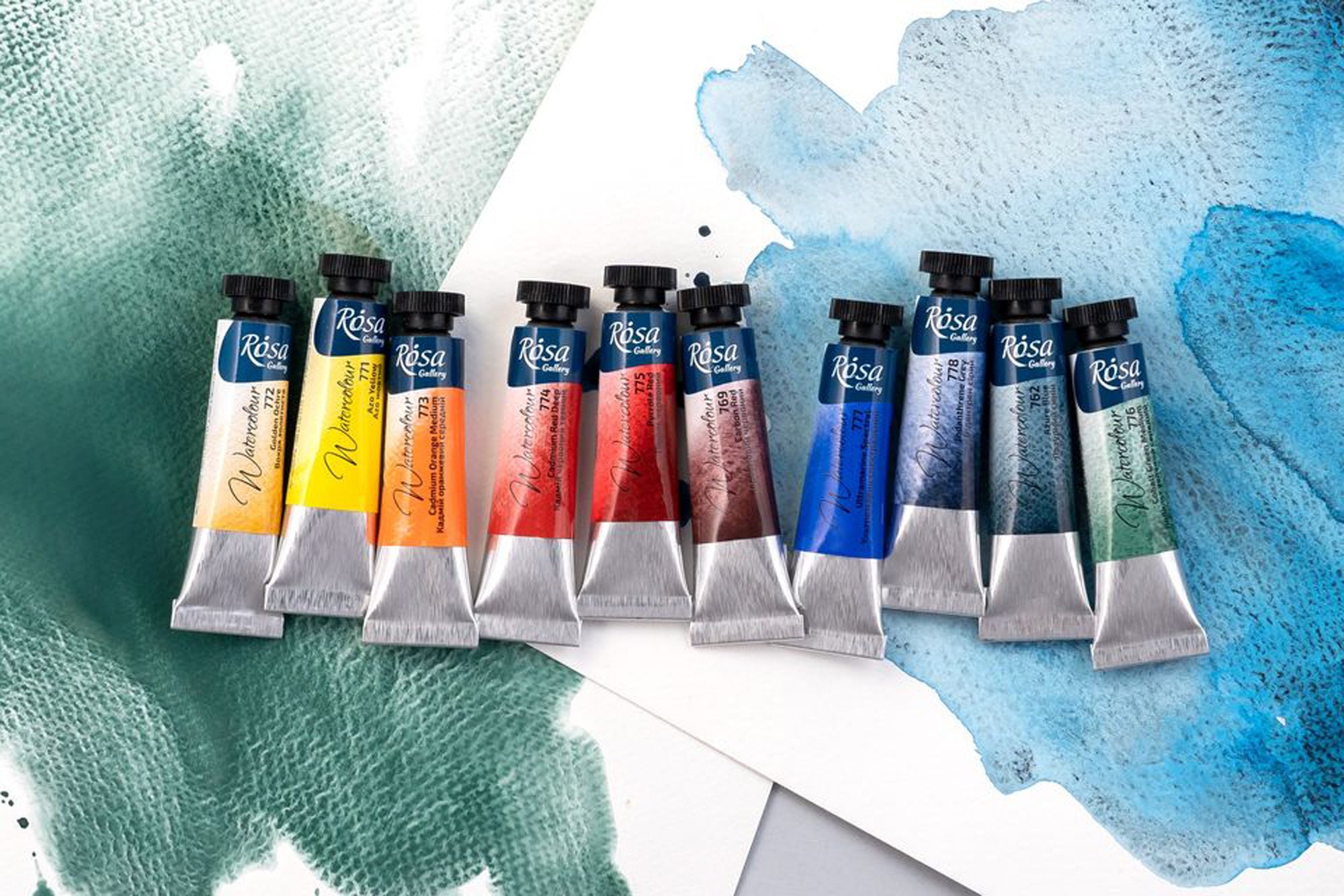 NEW 2024 Watercolor paints Rosa Gallery tube (10 ml), professional watercolor paint, granulating watercolor
