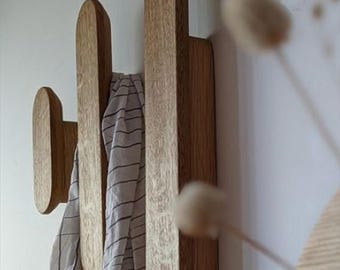 Modern Scandinavian Wood Wall Hooks