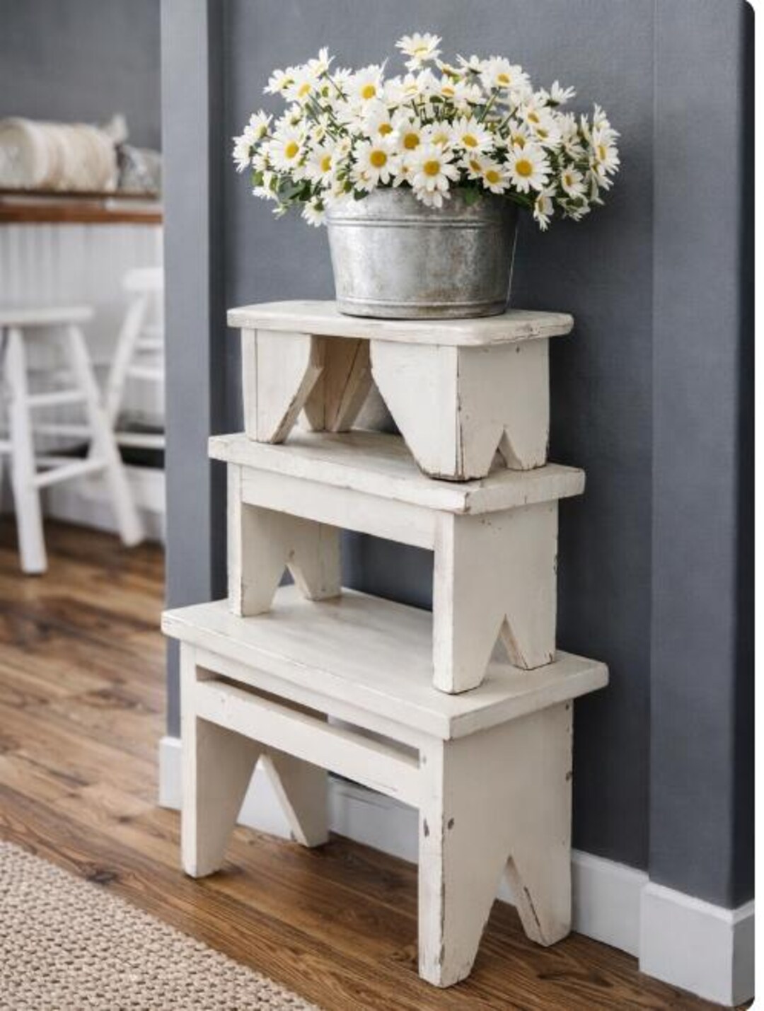 Handcrafted Rustic Wooden Step Stool - Etsy
