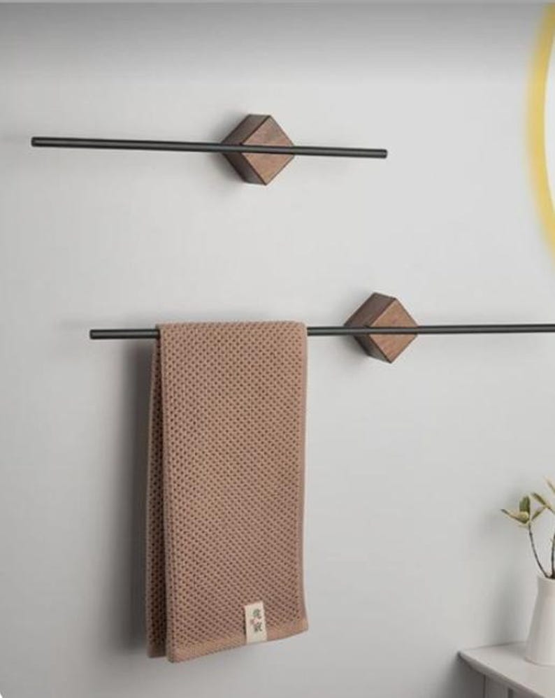 Modern Minimalist Towel Rack - Etsy