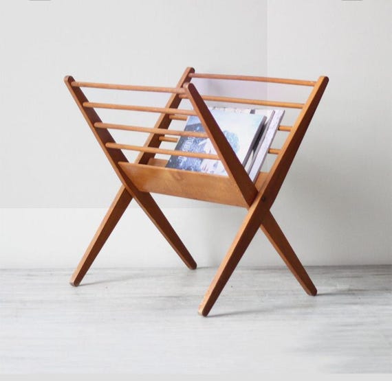 木製ラック・ウッドラック vintage magazine rack mid-century Vintage Mid-century Wooden Magazine Rack - Etsy Canada
