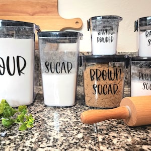 Pantry Labels | Pantry Organization | Kitchen Storage | Custom Labels | Kitchen Labels | Kitchen Décor | Aesthetic Organization | Vinyl