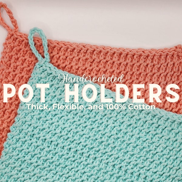 Pot Holder | HandCrocheted | Hot Pad | Kitchen Essential | Cotton Pot Holder | Oven Pad | Housewarming Gift | Wedding Gift | Kitchen Tool
