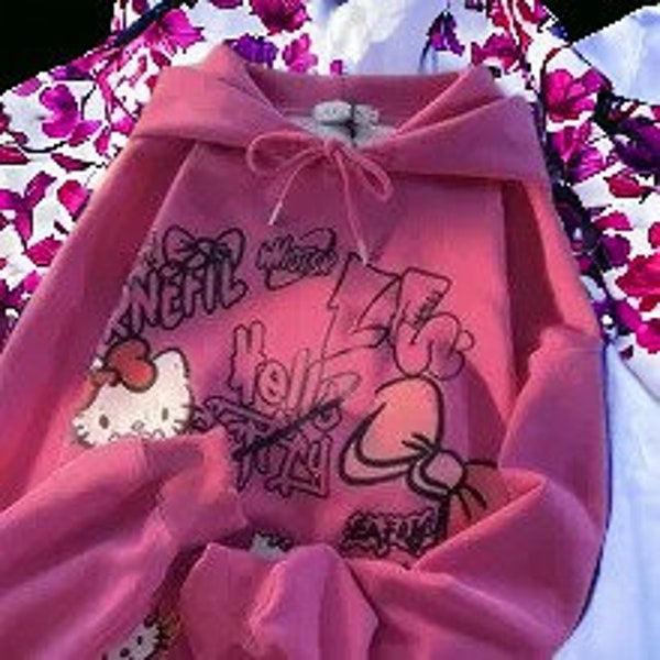 Hello Kitty Kawaii Hoodie: Embrace Sanrio Nostalgia!