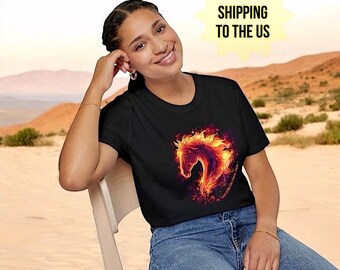 Fire Horse T-Shirt: 2026 Chinese New Year Unisex Tee, Zodiac Tee