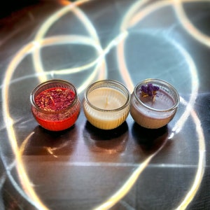 Vela perfumada / Vela de lavanda / Vela de manzana, canela y rosa / Vela de coco