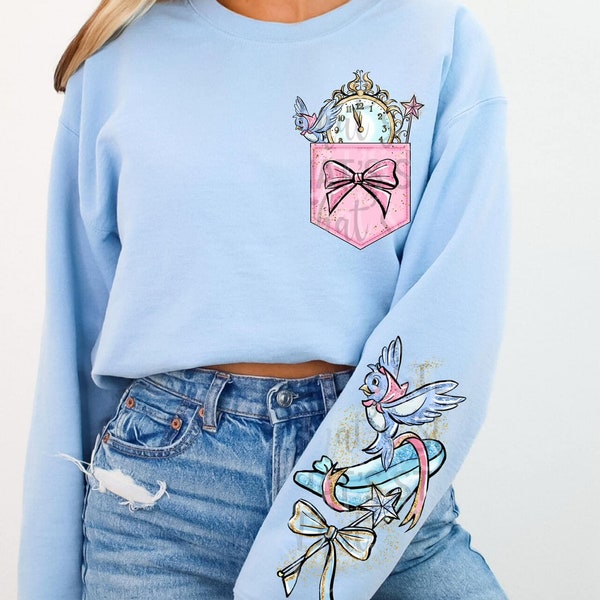 Princess  Glass Slipper Cinderella Bippity Boppiti Sweatshirt