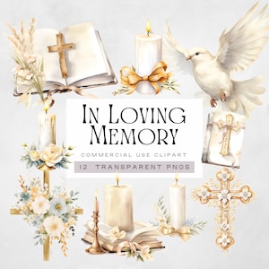 Bougie à la mémoire d'amour Png, Png commémoratif, Clipart colombe, Repose en paix Clip Art, colombe, Bible, graphiques pour programme de funérailles ou invitation,