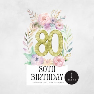 Joyeux 80e anniversaire png, Bravo à 80 ans Clipart | IMAGE UNIQUE | Clipart 80 ans, fabuleux et quatre-vingts clip art, bonjour, vous avez 80 ans