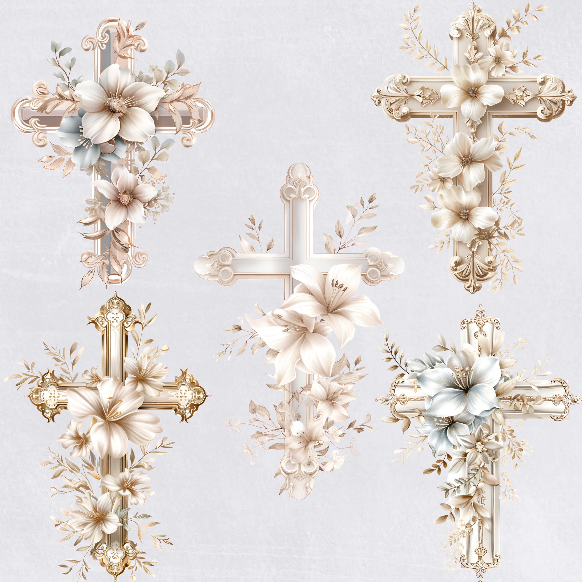 Single Graphics Catholic Holy Cross Clipart, Religious Easter Clip Art, Gold First Holy ...