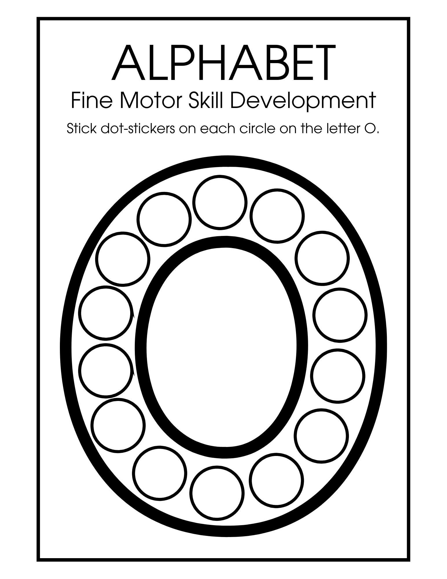 Alphabet Sticky Dot Stickers Letters Learning Through Play Etsy