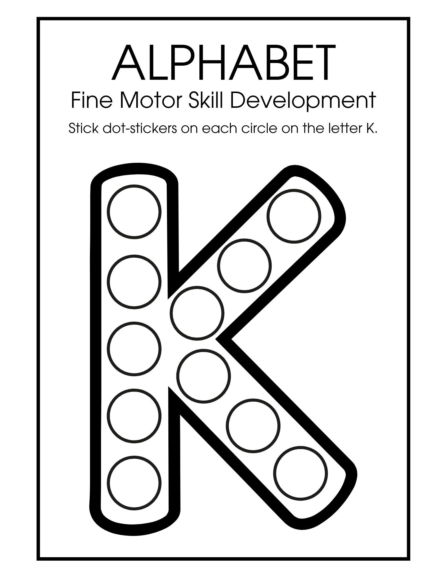 Alphabet Sticky Dot Stickers Letters Learning Through Play Etsy