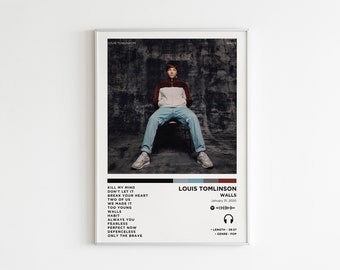 Louis Tomlinson - Walls Album Poster / Album Cover Poster / Music Gift / Music Wall Decor / Album Art