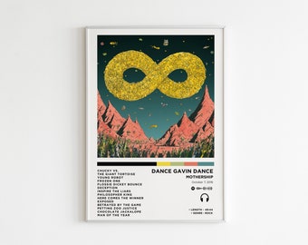 Dance Gavin Dance - Poster dell'album Mothership / Poster di copertina dell'album / Regalo musicale / Decorazione da parete musicale / Copertine dell'album