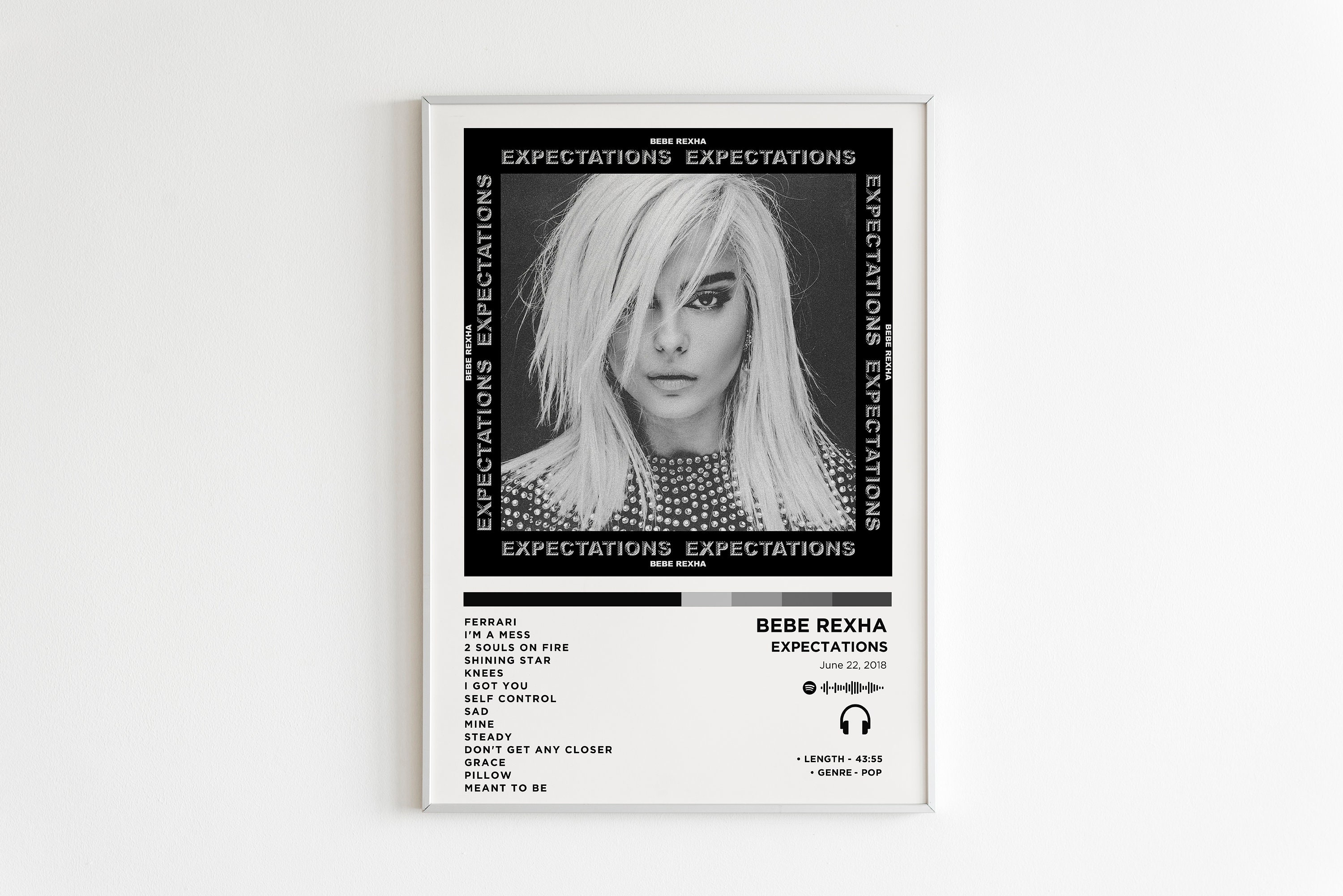 Bebe Rexha Expectations Album Poster / Album Cover Poster / Etsy