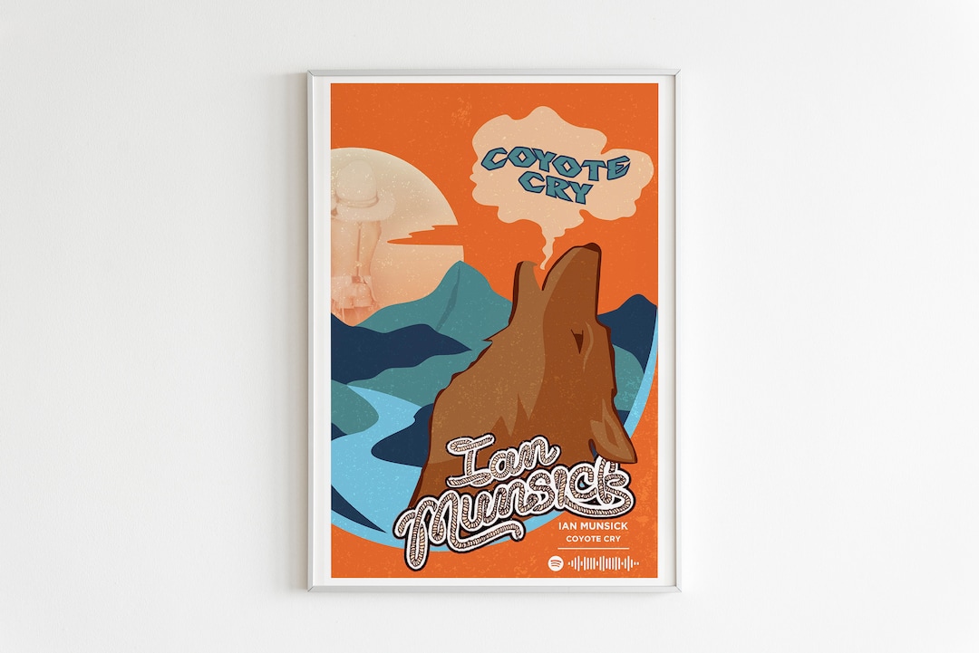 Ian Munsick Coyote Cry Album Poster / Album Cover Poster / - Etsy