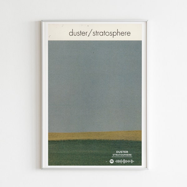 Duster - Stratosphere Album Poster / Album Cover Poster / Music Gift / Music Wall Decor / Album Art