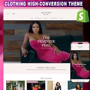 Shopify theme fashion | Luxury Shopify website template | Clothing website Shopify | Luxury Shopify theme | Shopify theme jewelry