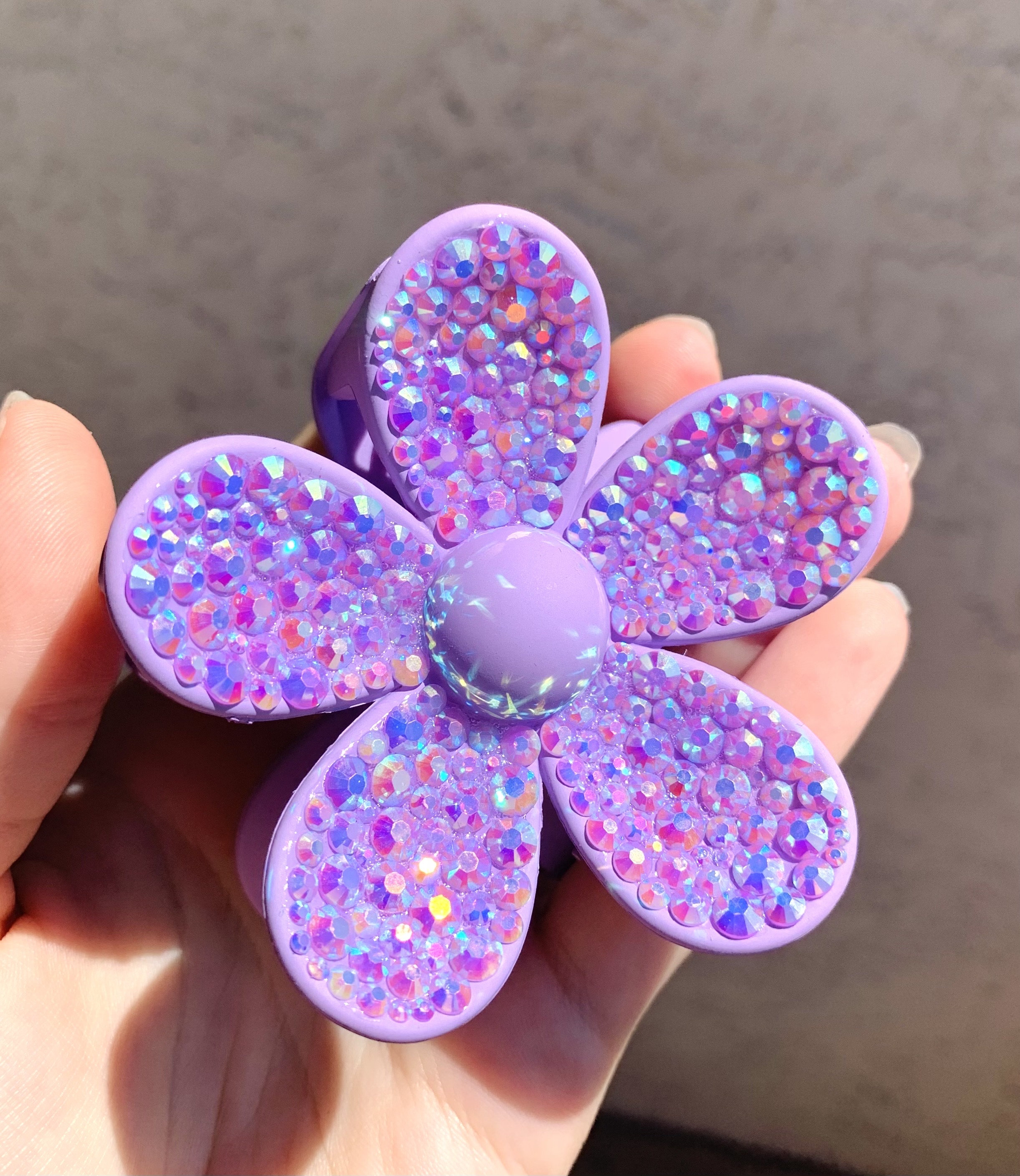 Bling Flower Claw Clip Hair Accessory - Etsy