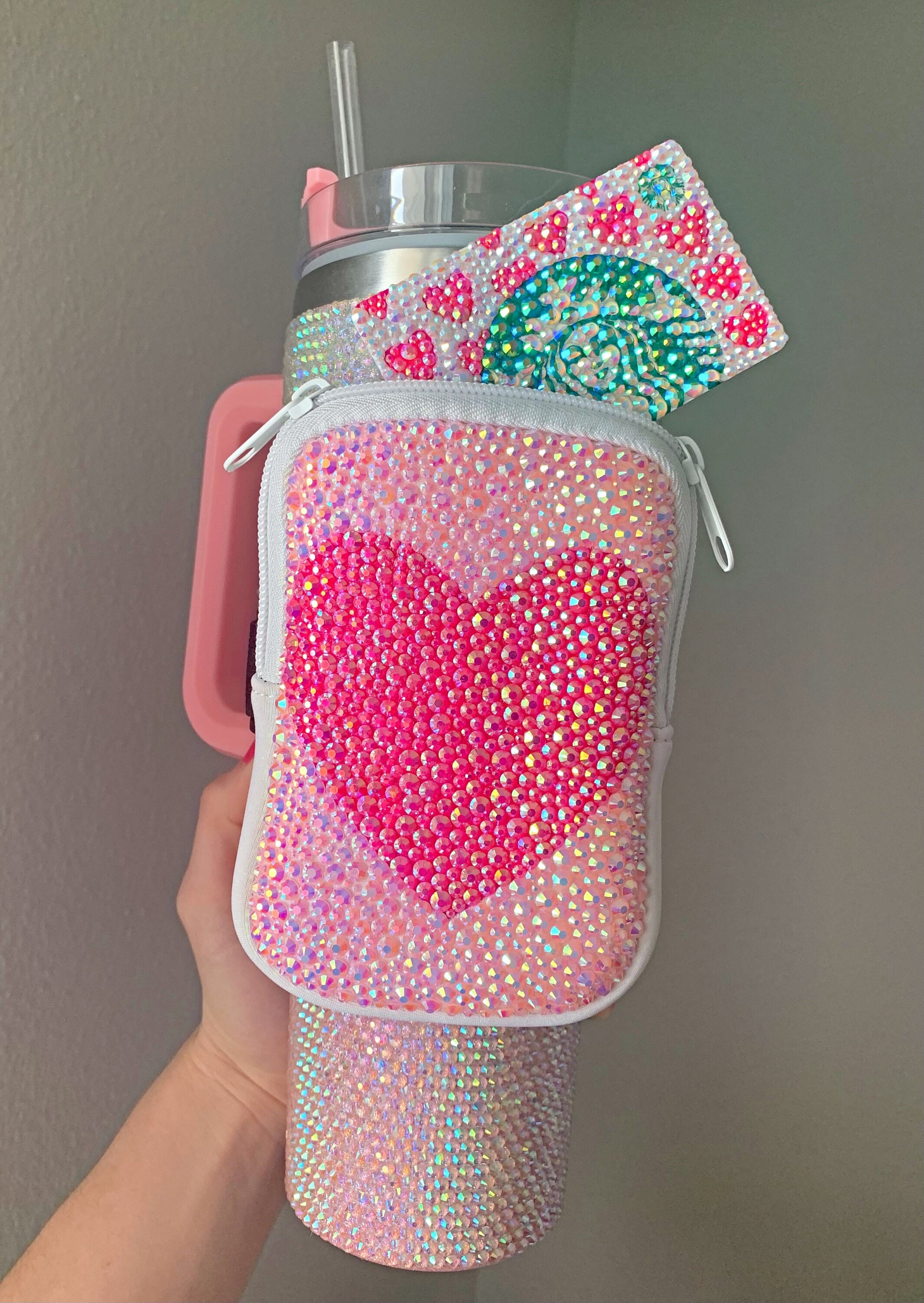 Pink Heart Starbucks Card - Etsy