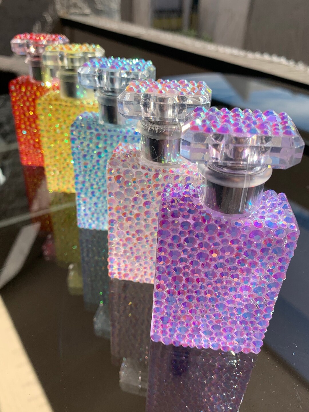 Bling Perfume Bottle Etsy