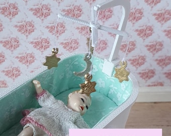 Dolls House 1/12th Scale Miniature BABY MOBILE 3D print file, instant download