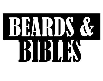 Beards & Bibles, PNG SVG