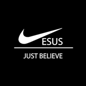 Jesus, glaube einfach PNG SVG