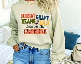 Turkey, Gravy, Beans and Rolls, PNG