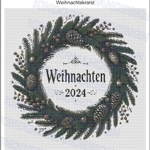 Set of Weihnachts / Christmas themed    cross stitch pattern by KindGerman (digital format)