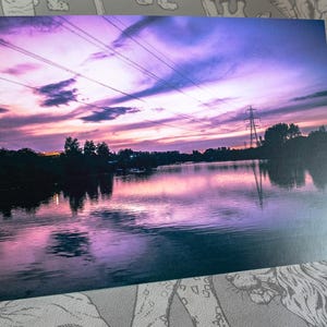 Sale Wasserpark - A5 Fotodruck, große Postkarte, Wanddekoration