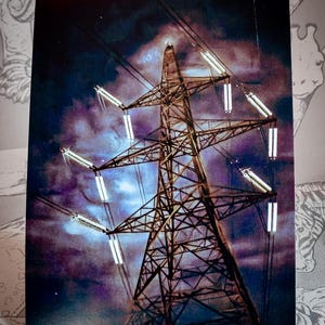 Pylône - Impression photo A5, grande carte postale, décoration murale