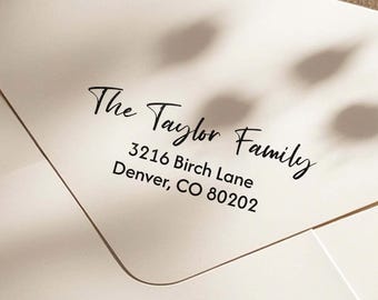 Address stamps, personalized return address stamps, custom wedding address stamps, suitable for business, invitations, weddings, etc.