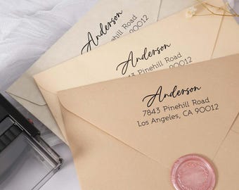 Address stamps, personalized return address stamps, custom wedding address stamps, suitable for business, invitations, weddings, etc.