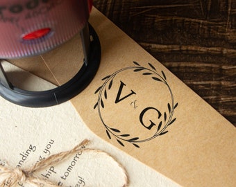 CUSTOM STAMPS, branding stamp, business stamp, Personalized Wedding Stamp, Initials Stamp, Thank You Stamp, Monogram Stamps, embosser
