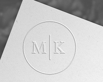 Initials embosser｜Custom Personal embosser｜Wedding embosser｜From The Library Of｜Custom Embossers