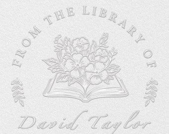 Personalized Book Embosser｜Book lover Gift｜Custom Book Embosser｜Paper Embosser