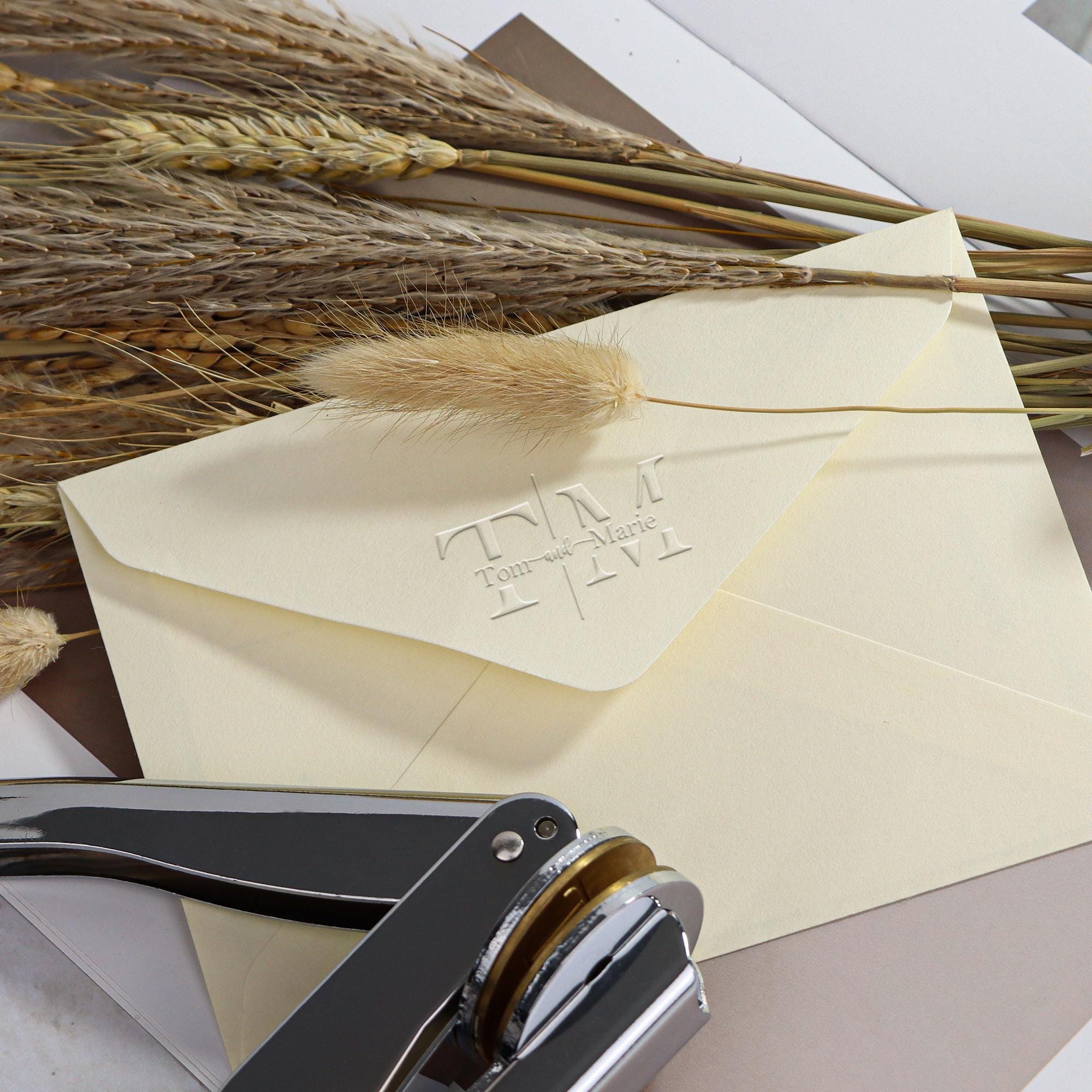 Monogram Embosser | 48 Designs | Custom your wedding embosser | Napkin Embosser | Envelope and Invitation Embosser