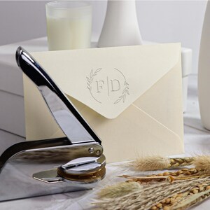 Initials Embosser|custom Personal Embosser|wedding Embosser|from the ...