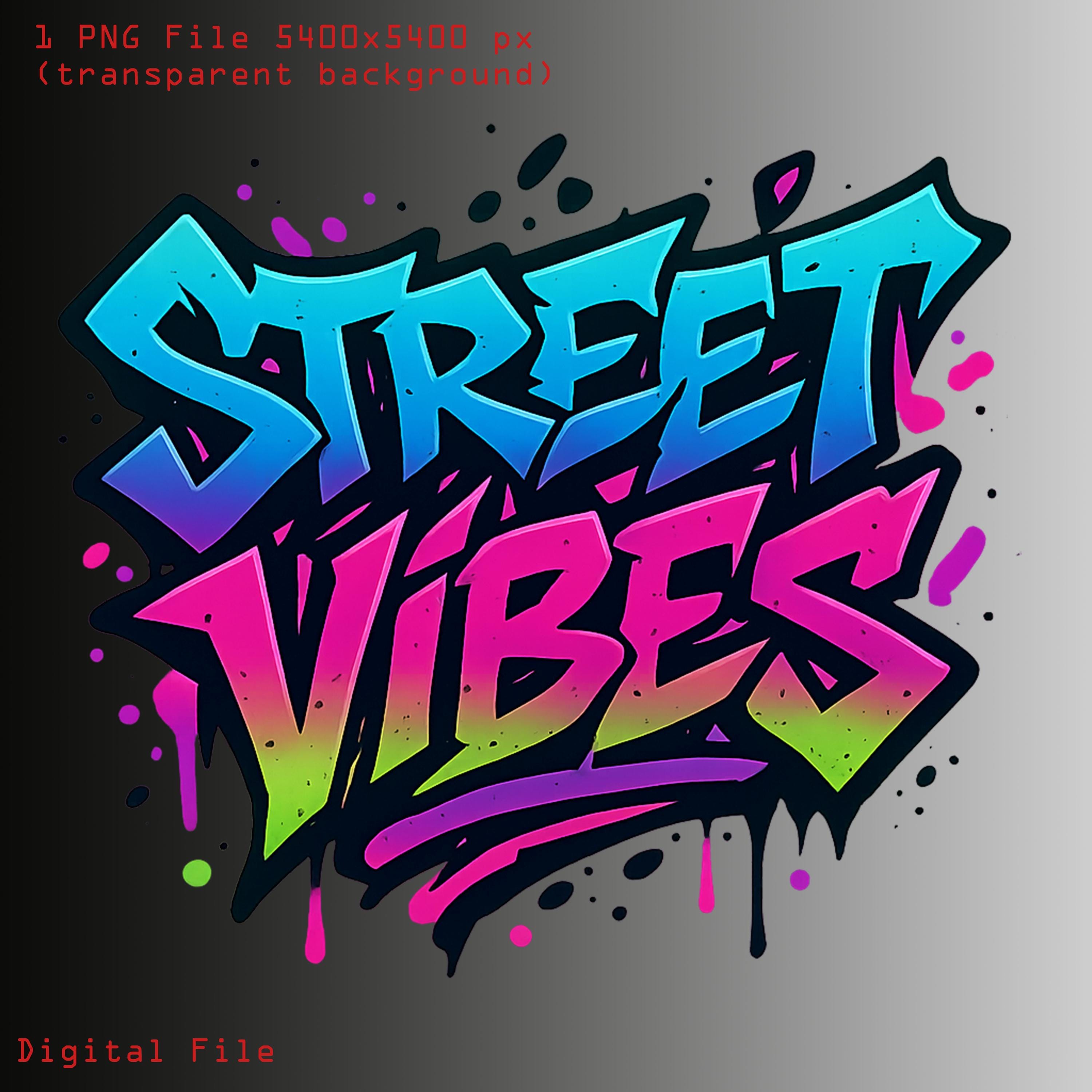 Graffiti Art Shirt PNG Digital Download Urban Streetwear Tshirt Design ...